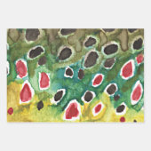 Trout Fly Fishing for Fishermen Fishermen Inpakpapier Vel (Voorkant 3)