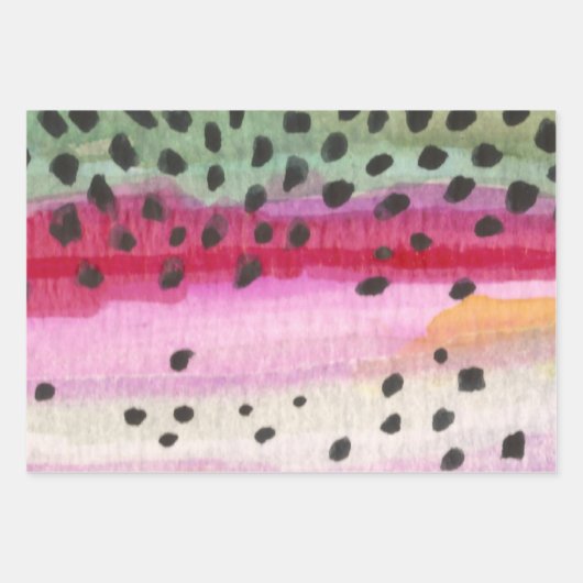 Trout Fly Fishing for Fishermen Fishermen Inpakpapier Vel (Voorkant 2)