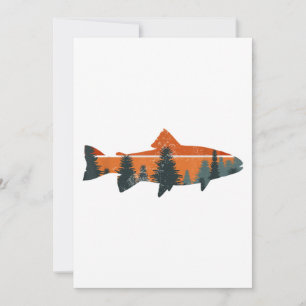 Trout Fly Fishing Nature Outdoor Fisherman Kaart