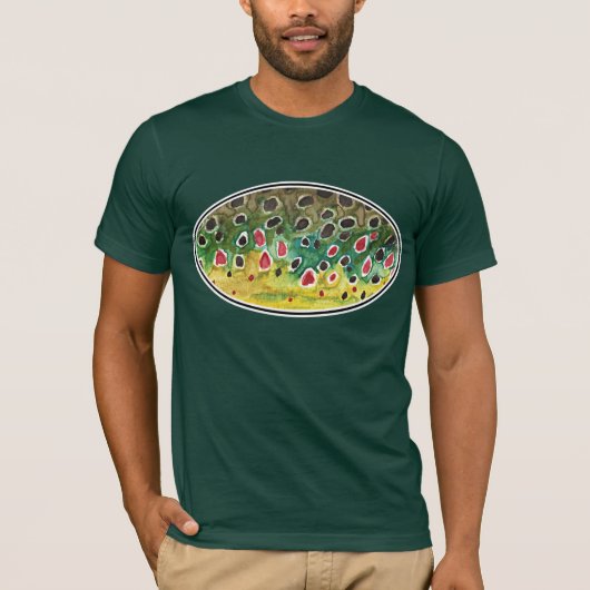 Trout Fly FIshing T-shirt (Voorkant)