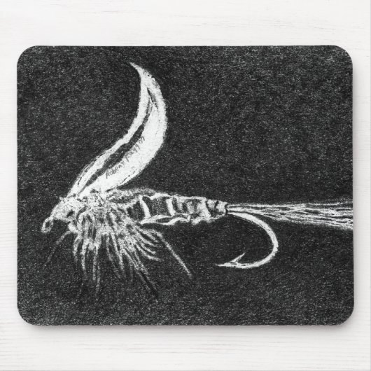 Trout Fly Mousepad "Buggy Fly" Muismat (Voorkant)