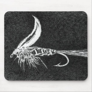Trout Fly Mousepad Muismat