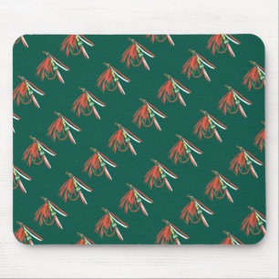 Trout Fly Mousepad: "Natte vlucht #2 met sleepnett Muismat