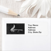 Trout Fly Return-adreslabel Etiket (Insitu)