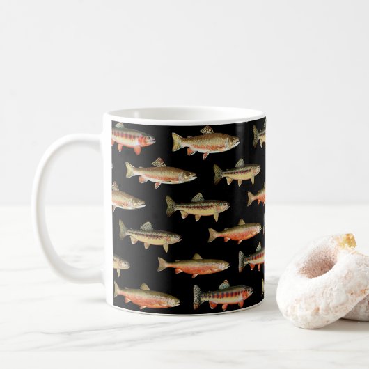 Trout Galore Black Gevist Koffiemok (Met donut)