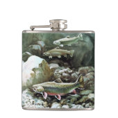 Trout Hip Flask Heupfles (Voorkant)