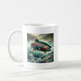 Trout Illustratie Koffiemok
