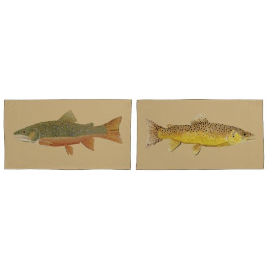 Trout King Size Pillow Hoesjes Kussensloop (Voorkant-Set)