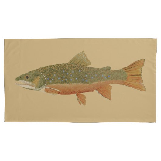 Trout King Size Pillow Hoesjes Kussensloop (Voorkant-Links)
