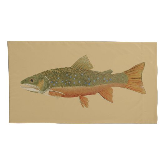 Trout King Size Pillow Hoesjes Kussensloop (Achterkant-Rechts)