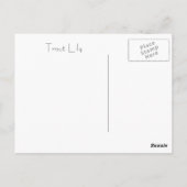 Trout Lily Briefkaart (Achterkant)