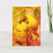 Trout Lily en Friend Art, gepersonaliseerd op zate Kaart (Voorkant)