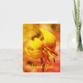 Trout Lily en Friend Floral Art Hartelijk dank Kaart (Voorkant)