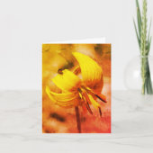 Trout Lily en Friend Floral Art Note Kaart (Voorkant)