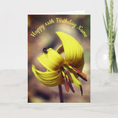Trout Lily en Friend persoonlijke Birthday Kaart (Voorkant)