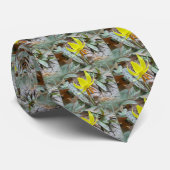 Trout Lily Wildflower - Erythronium americanum Stropdas (Opgerold)