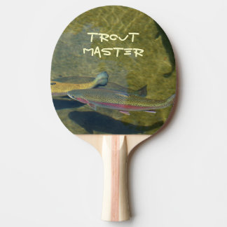 Trout Master gifts Ping pong paddles Personalized Tafeltennisbatje