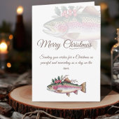 Trout Merry Christmas Invite Feestdagenkaart