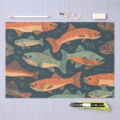 Trout Pattern Tissuepapier (Craft)