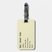 Trout personaliseren Vist Bagagelabel (Achterkant verticaal)