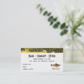 Trout personaliseren Vist Visitekaartje (Staand voorkant)