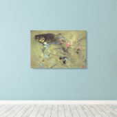 Trout Rising door Joseph Crawhall Canvas Afdruk (Insitu (Houten vloer))