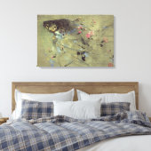 Trout Rising door Joseph Crawhall Canvas Afdruk (Insitu (Slaapkamer))