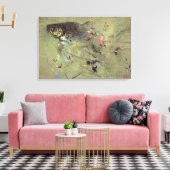 Trout Rising door Joseph Crawhall Canvas Afdruk (Insitu (Woonkamer))