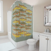 Trout Shower Curtain Douchegordijn (In situ)