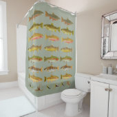 Trout Shower Curtain Douchegordijn (In situ)