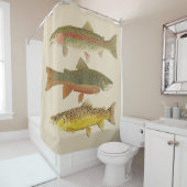 Trout Shower Curtain Douchegordijn (In situ)