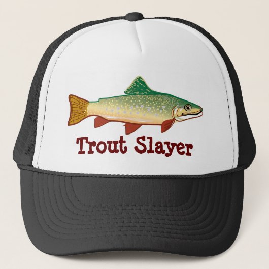 "Trout Slayer" Trucker Pet (Voorkant)