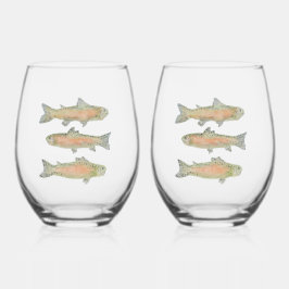 Trout Steel Wineglas Wijnglas Zonder Voet