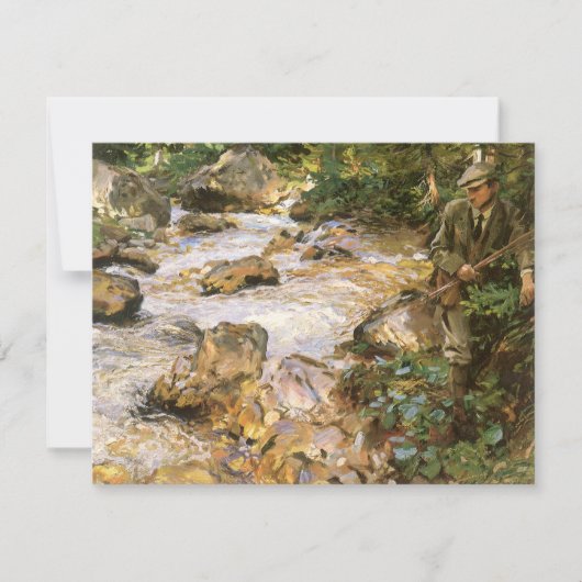 Trout Stream in the Tirol by John Singer Sargent (Voorkant)