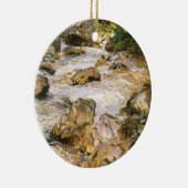 Trout Stream in the Tirol by John Singer Sargent Keramisch Ornament (Rechts)