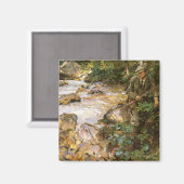 Trout Stream in the Tirol by John Singer Sargent Magneet (Voorkant / Achterkant)