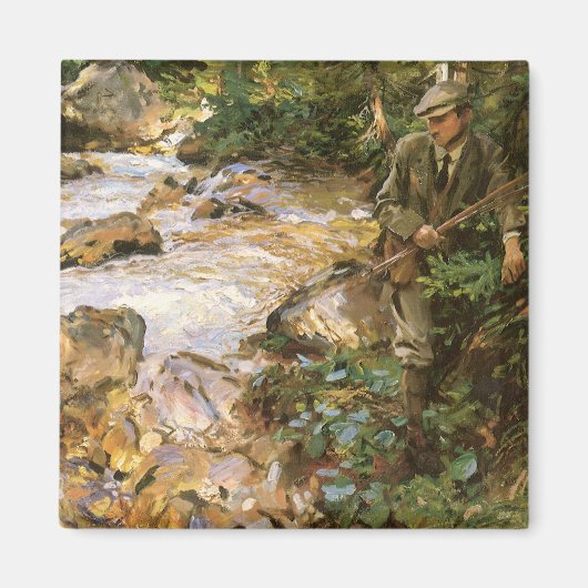 Trout Stream in the Tirol by John Singer Sargent Magneet (Voorkant)