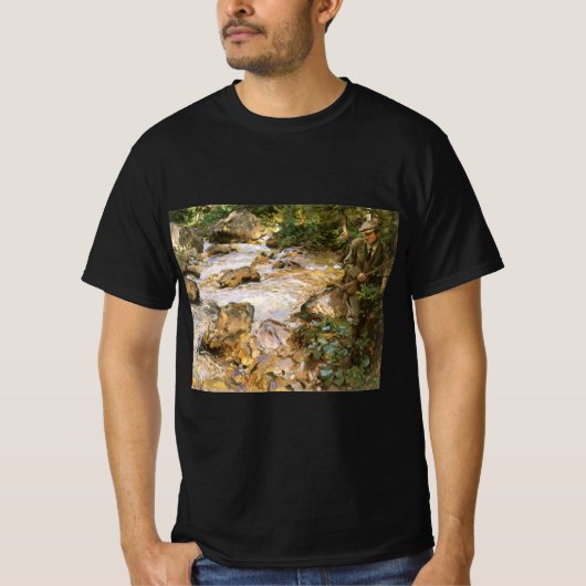 Trout Stream in the Tirol by John Singer Sargent T-shirt (Voorkant)