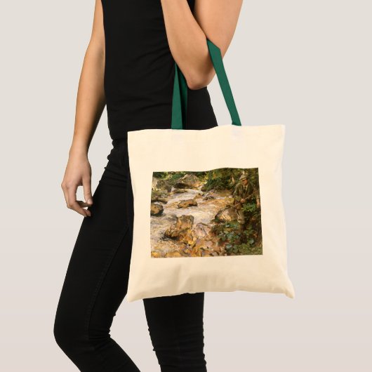 Trout Stream in the Tirol by John Singer Sargent Tote Bag (Voorkant (product))