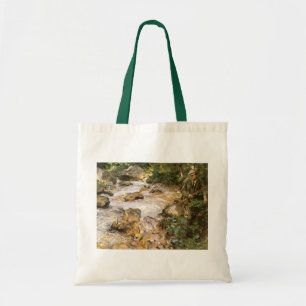 Trout Stream in the Tirol by John Singer Sargent Tote Bag