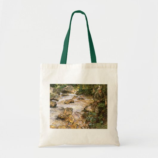 Trout Stream in the Tirol by John Singer Sargent Tote Bag (Voorkant)