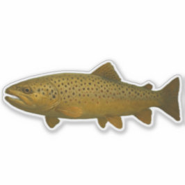 Trout-uitknipstickers Sticker