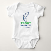 Trout Unlimited Baby Jersey Romper (Voorkant)