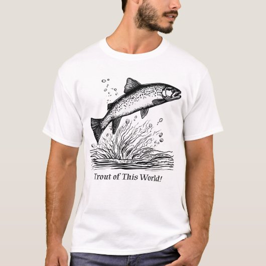 Trout van deze wereld T-shirt (Voorkant)