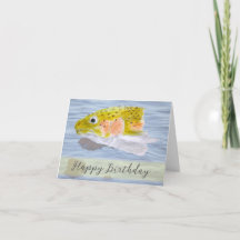 Trout Vis Natuur Kunst Kleurpotlood Verjaardag