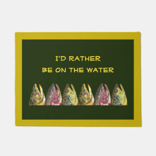 Trout Vist Angler's Deurmat