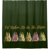 Trout Vist Angler's Douchegordijn (Voorkant)