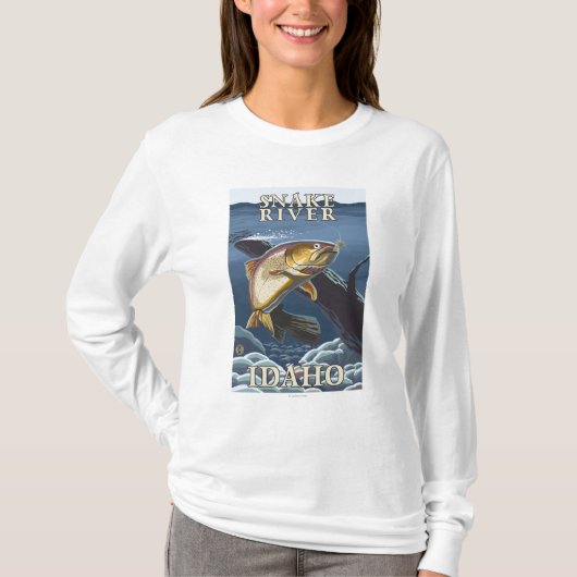 Trout Vist de doorsnede - Snake River, T-shirt (Voorkant)