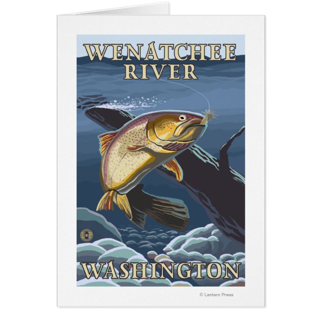 Trout Vist de doorsnede — Wenatchee River, W (Voorkant)