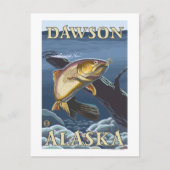 Trout Vist kruissectie - Dawson, Alaska Briefkaart (Voorkant)